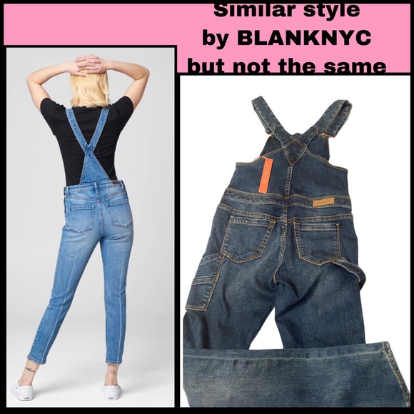 NWT BLANKNYC GIRLS BIB SKINNY OVERALLS SZ 10 - Picture 4 of 11